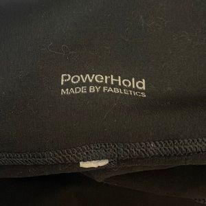 Black Fabletics power hold leggings